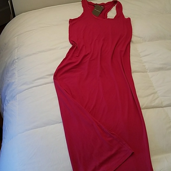 Tommy Bahama hot pink maxi size Med. - Picture 3 of 5